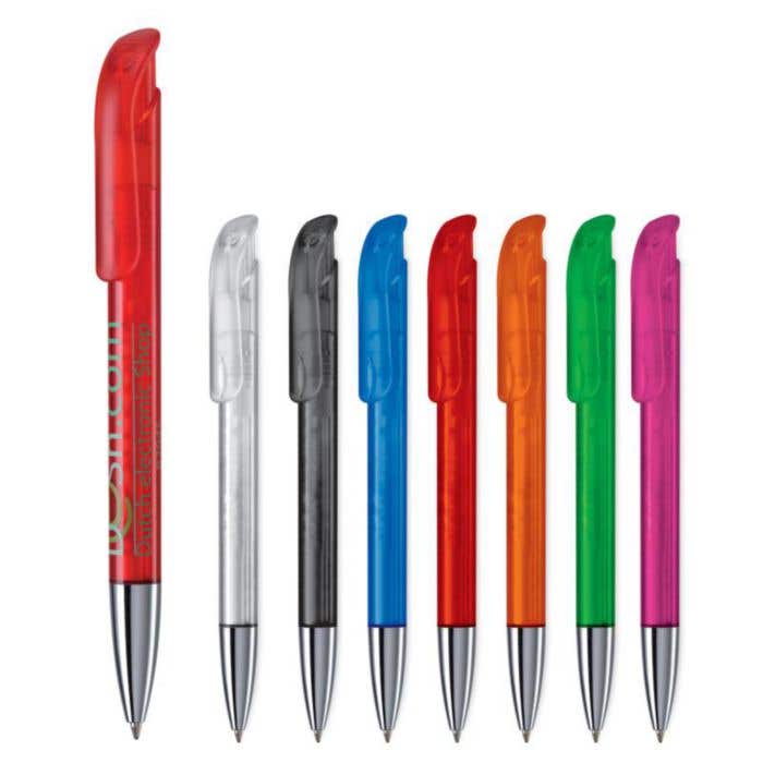 Balpen Atlas Transparant Metal Tip