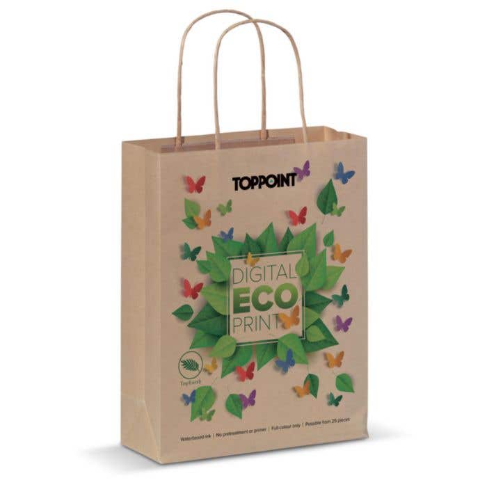 Kraftpapieren Tas [18x8x22 cm]