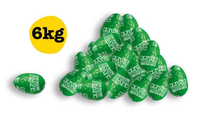 Tony's Chocolonely Pasen bulk eitjes HAZELNOOT