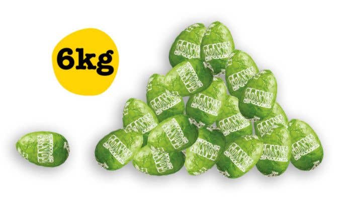 Tony's Chocolonely Pasen bulk eitjes Puur AMANDEL Zeezout