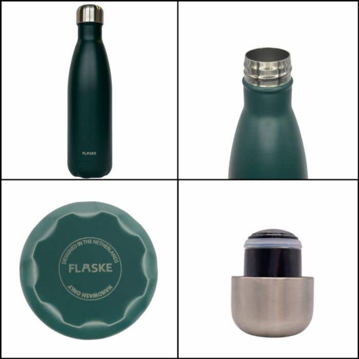 Flaske Drinkfles Mono RVS Dop [500 ml]