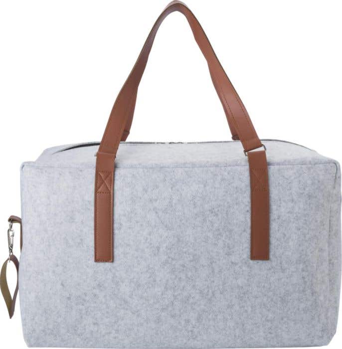 Weekendtas Natalie | 28 L | Gerecycled vilt | Voorvak