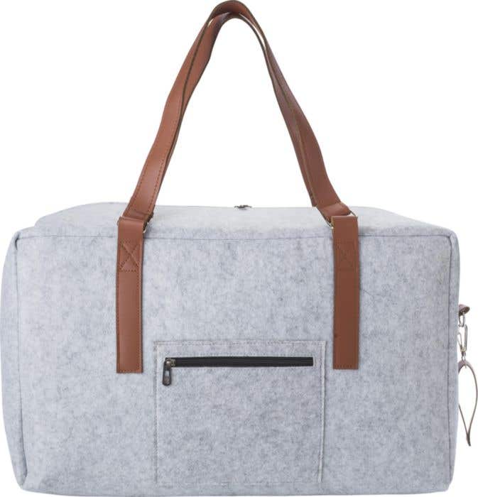 Weekendtas Natalie | 28 L | Gerecycled vilt | Voorvak