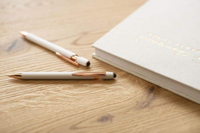 Stylus pen Anthony | Aluminium | Roségouden details