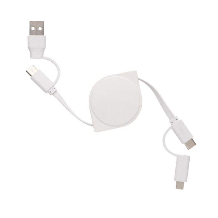 RCS standaard recycled plastic kabel 6-in-1