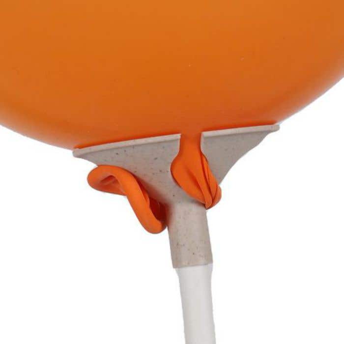 Biologisch afbreekbaar ballonstok met houder