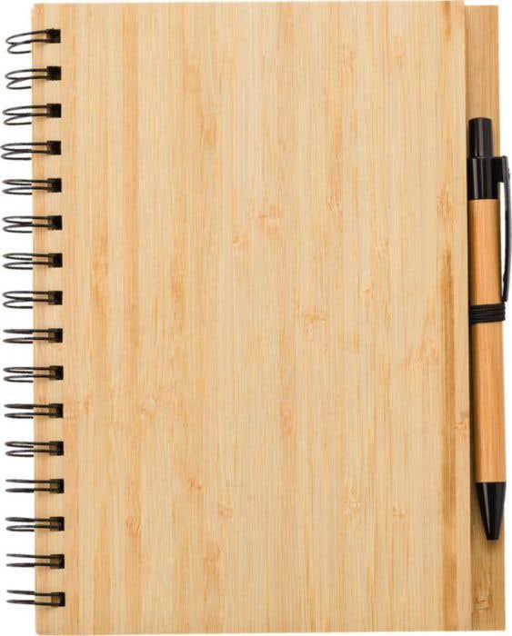 Bamboo Cover Notebook A5 Carmen