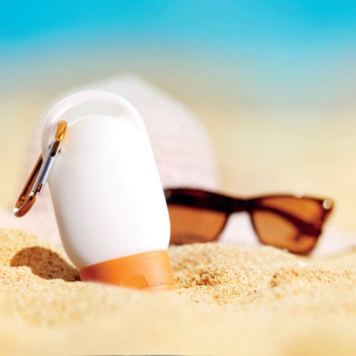 Zonnebrandcrème Sleutelhanger