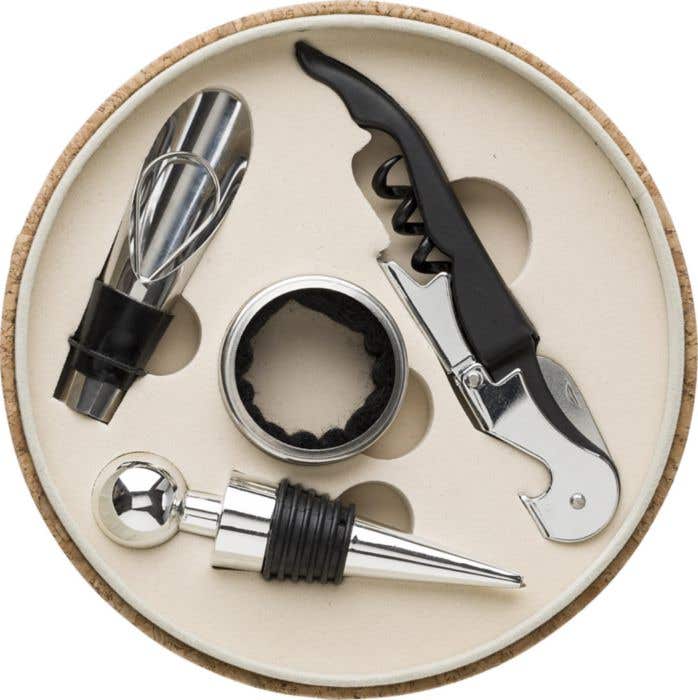 Kurken Wijnset Milana [4-delig]