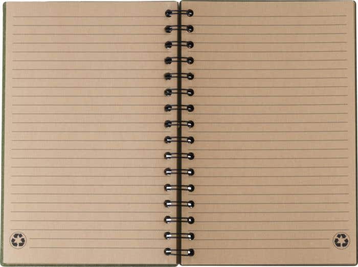 Gerecycled Wire-O Notitieboek Caleb [A5]