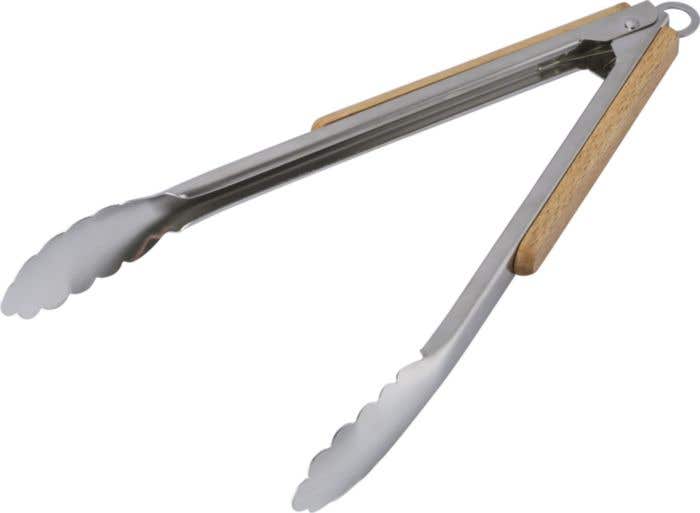 Barbecuetang Zephyr | RVS | 33,5 cm | Bamboe detail