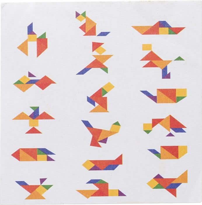 Tangram Maximilian | Hout | 7 stukjes