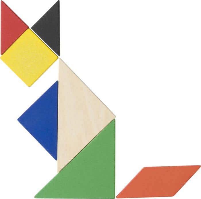 Tangram Maximilian | Hout | 7 stukjes