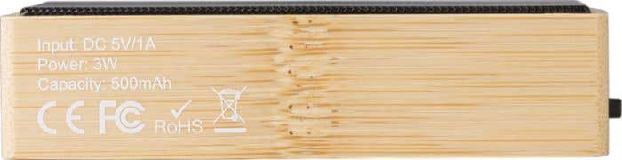 Speaker Fox | Bamboe | Draadloos | Solar