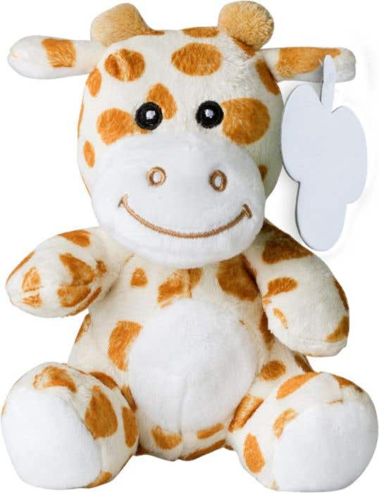 Knuffelgiraf Naomi | 13 cm | Geborduurde ogen
