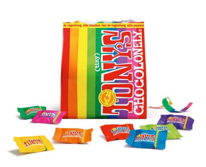 Tony's Chocolonely Tiny Regenboog Zak [135 gram]