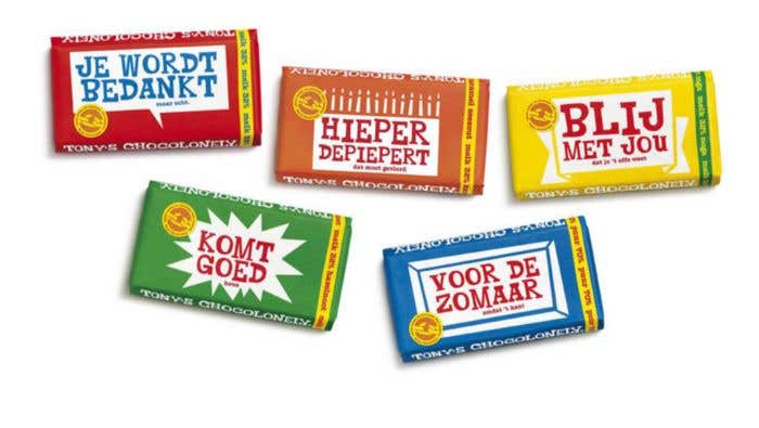 Tony's Chocolonely Melk Noga Blij Met Jou [180 gram]