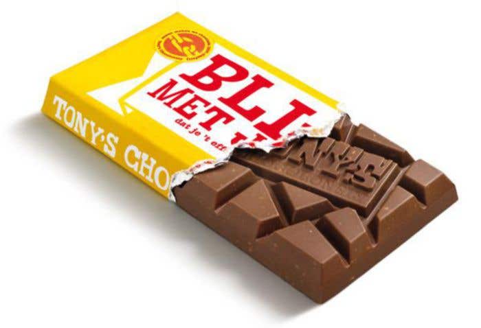 Tony's Chocolonely Melk Noga Blij Met Jou [180 gram]