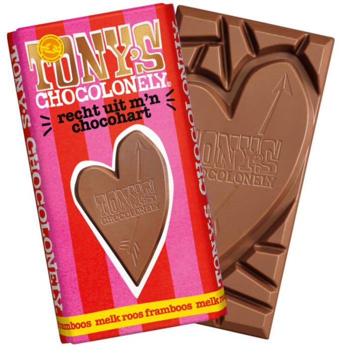 Tony's Chocolonely Gifting Bar: Recht Uit Mijn Chocohart! [180 gram]