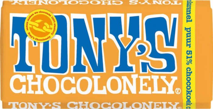 Tony's Chocolonely Puur Chocokoek Citroenkaramel [180 gram]