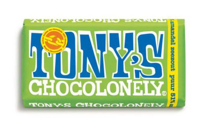 Tony's Chocolonely Puur Amandel Zeezout [180 gram]