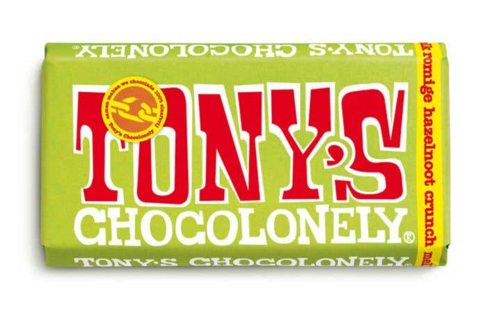 Tony's Chocolonely Melk Romige Hazelnoot Crunch [180 gram]
