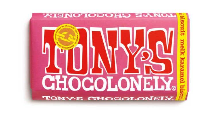 Tony's Chocolonely Melk Karamelbiscuit [180 gram]