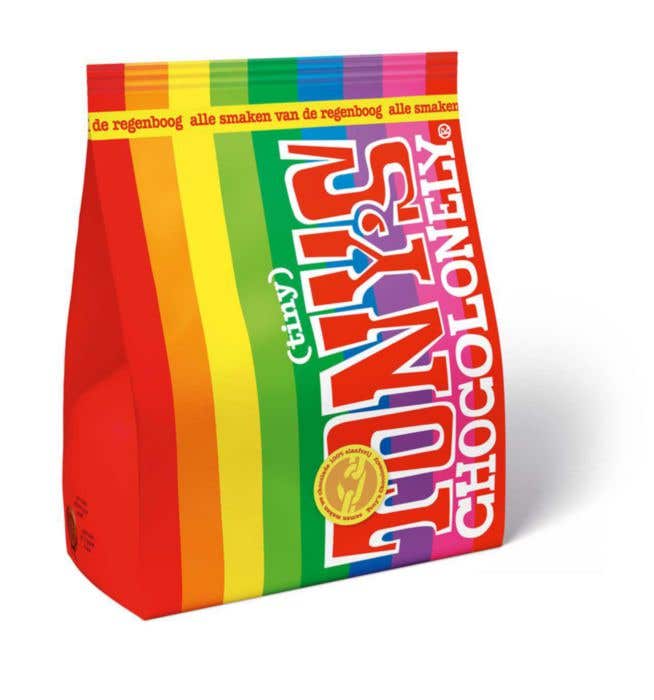 Tony's Chocolonely Tiny Regenboog Zak [135 gram]