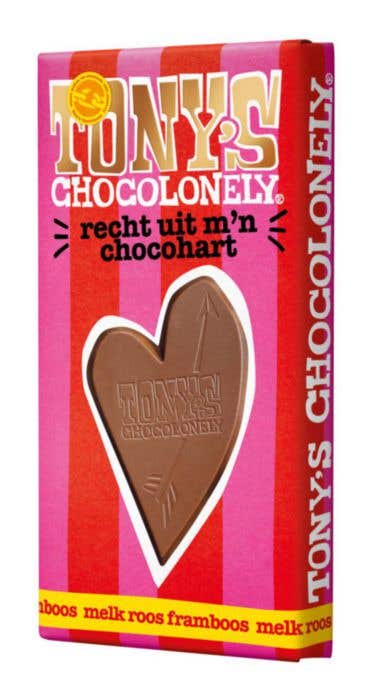 Tony's Chocolonely Gifting Bar: Recht Uit Mijn Chocohart! [180 gram]