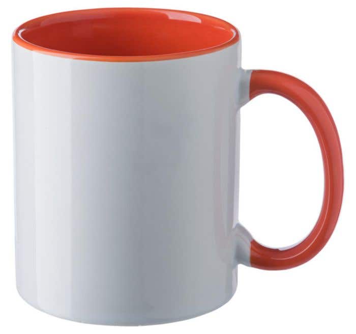 Sublimation mug with coloured details Blair