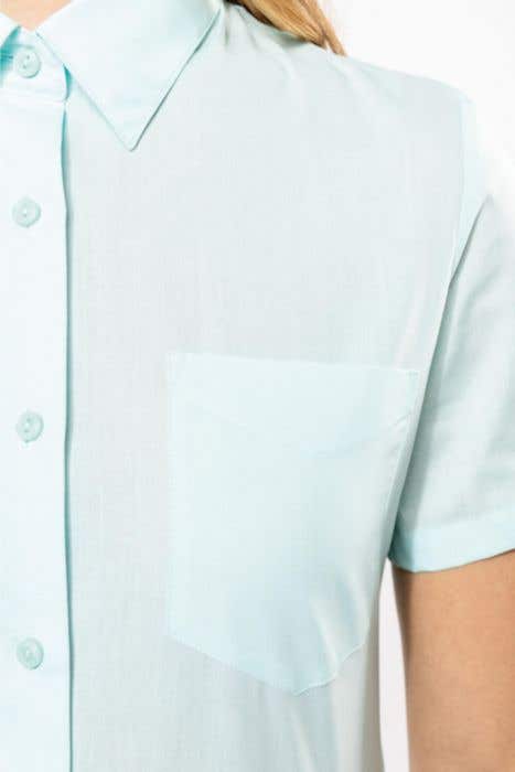 Kariban Dames Overhemd Korte Mouw Judith