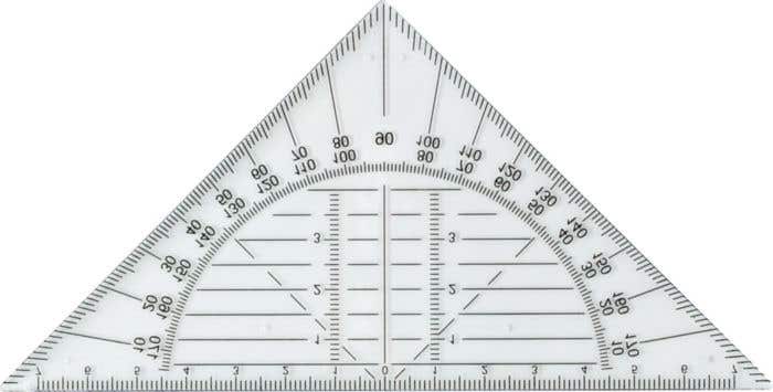 Geodriehoek Nors | 45° | 15,7 cm