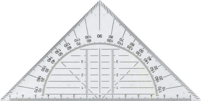 Geodriehoek Nors | 45&deg; | 15,7 cm