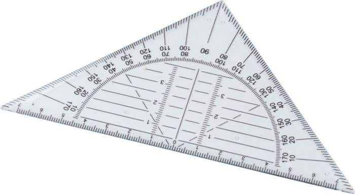 Geodriehoek Nors | 45° | 15,7 cm