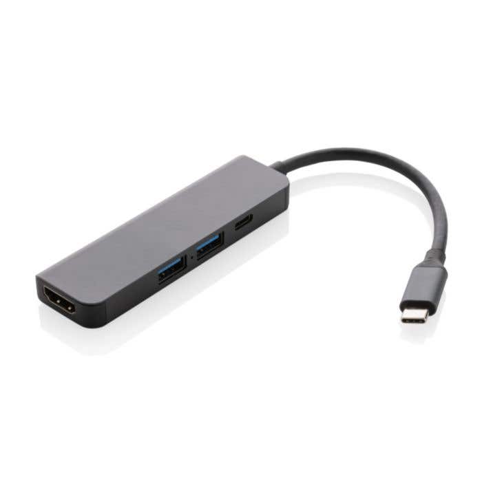 Gerecyclede Aluminium Hub HDMI