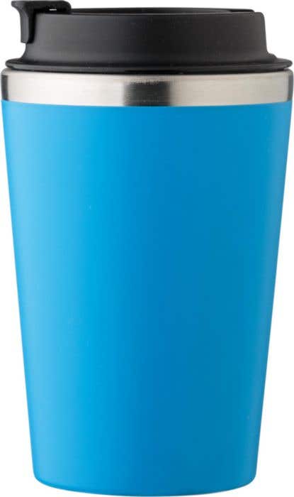 Reisbeker Everleigh | 350 ml | RVS | Dubbelwandig | Klikdeksel