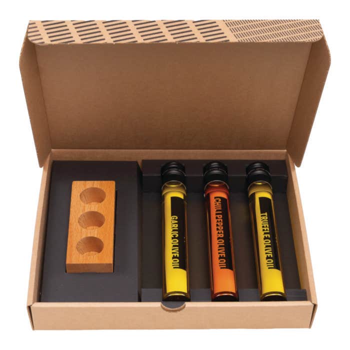 Olijfoliebox Met Houder I Olive You [4-delig]