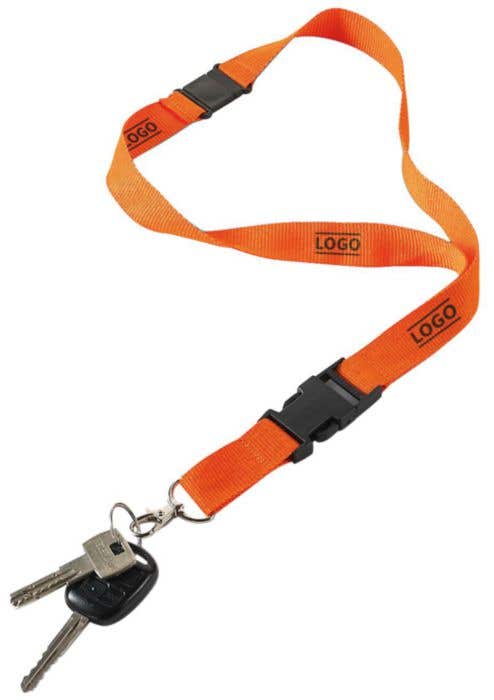 Keycord Bobbi | 2,5 cm | Buckle | Veiligheidssluiting