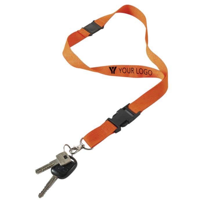 Keycord met klemgesp