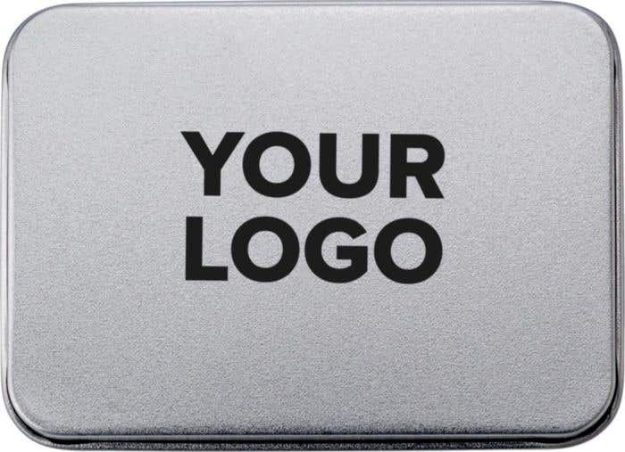 Speelkaarten in metalen blik