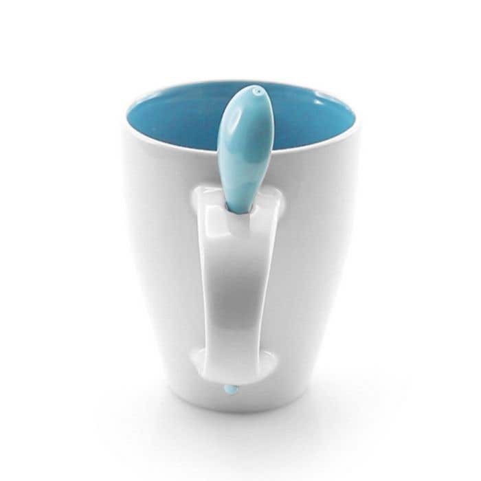 Keramische Mok Met Lepel Cotes [350 ml]