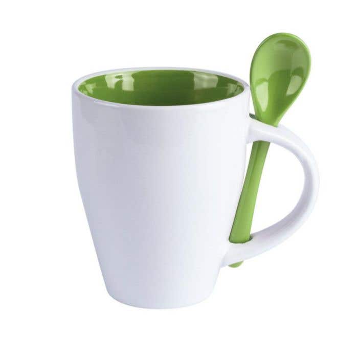 Keramische Mok Met Lepel Cotes [350 ml]