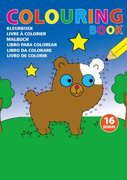 Kleurboek punt naar punt