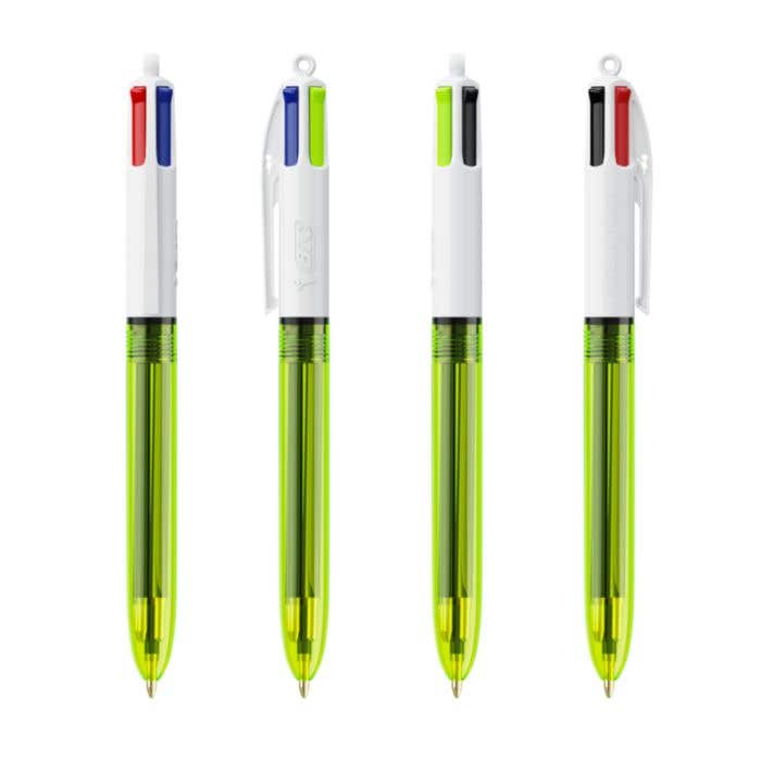 BIC® Balpen 4 Colours® Fluo BritePix™ [4-in-1]