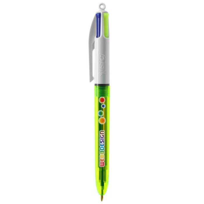 BIC® Balpen 4 Colours® Fluo BritePix™ [4-in-1]