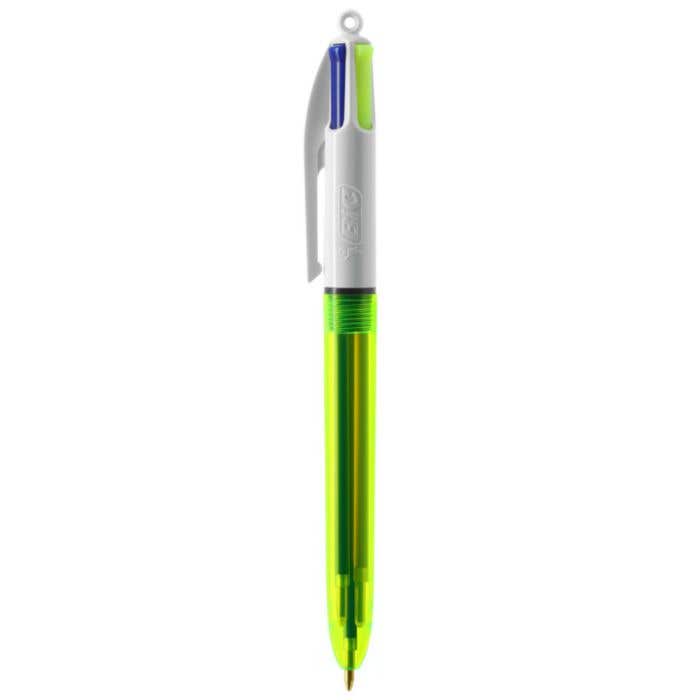 BIC® Balpen 4 Colours® Fluo BritePix™ [4-in-1]