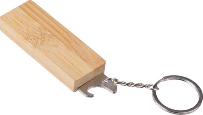 Bamboe Sleutelhanger Flesopener Klaus