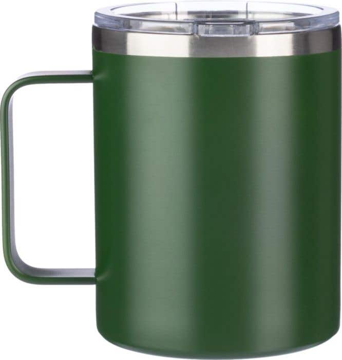 Reisbeker Renate | 300 ml | Gerecycled RVS | Dubbelwandig | Klikdeksel