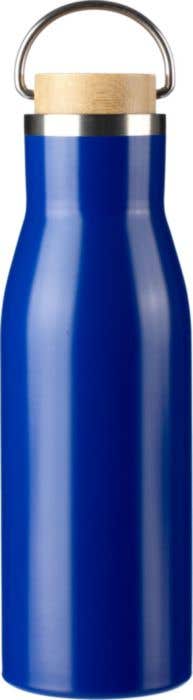 Drinkfles Aline | 500 ml | RVS | Dubbelwandig | Bamboe detail
