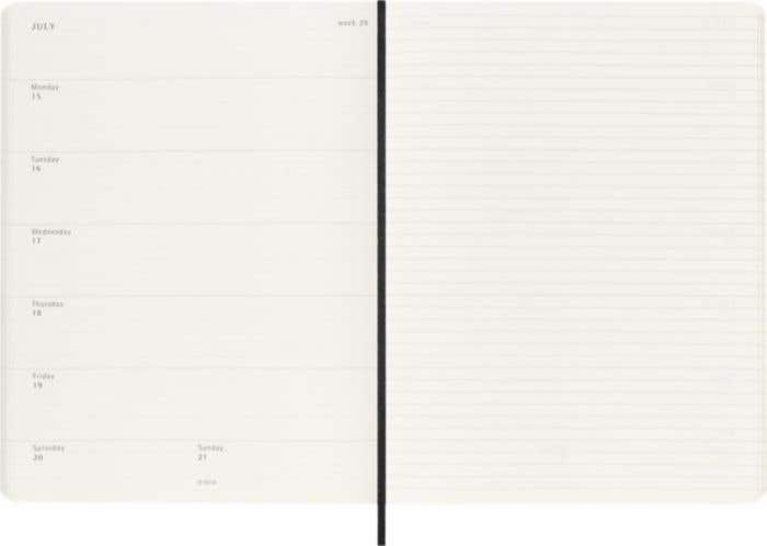 Moleskin Agenda XL Softcover Wekelijks